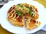 Okonomiyaki - japanisches Omelett, foto 3