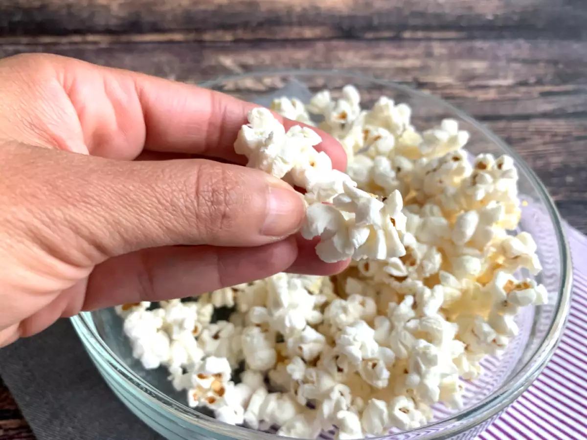 Ölfreies Popcorn für die Mikrowelle - foto 3