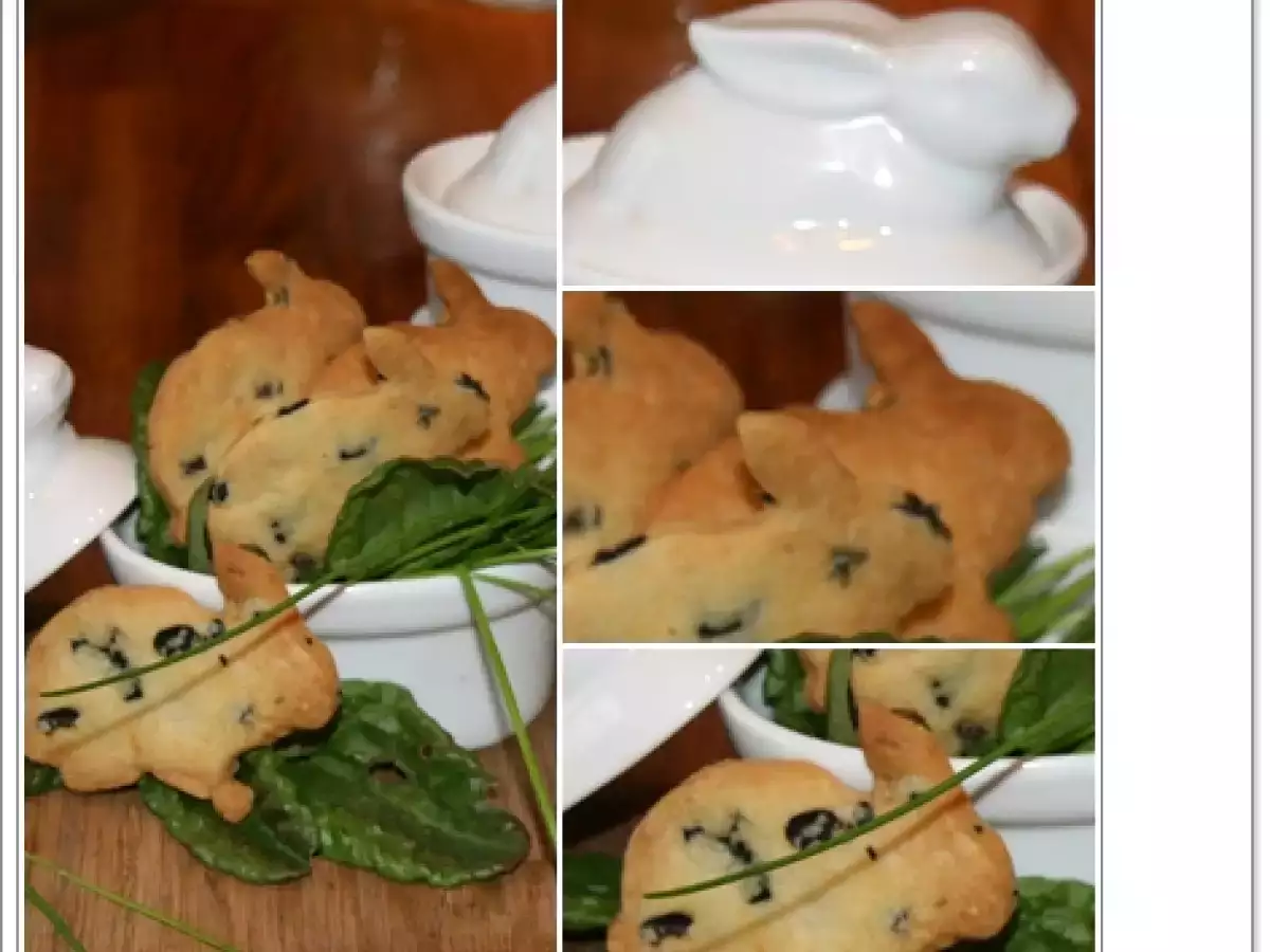 Oliven Plätzchen * Sablés aux Olives Noires