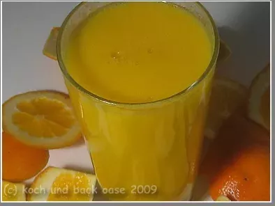 Orangen, Früchte kräftig gerührt, nicht gepresst (TM)