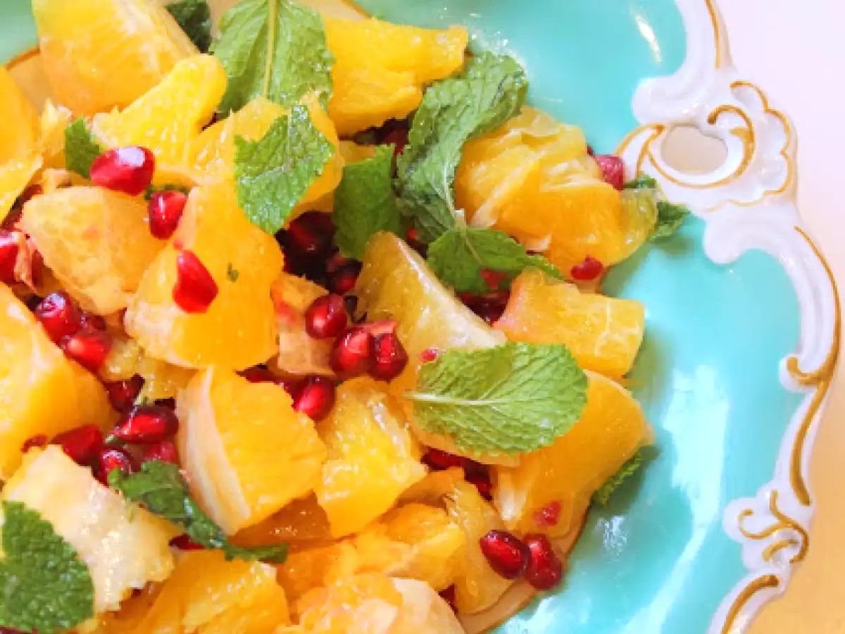 Orangensalat orientalisch