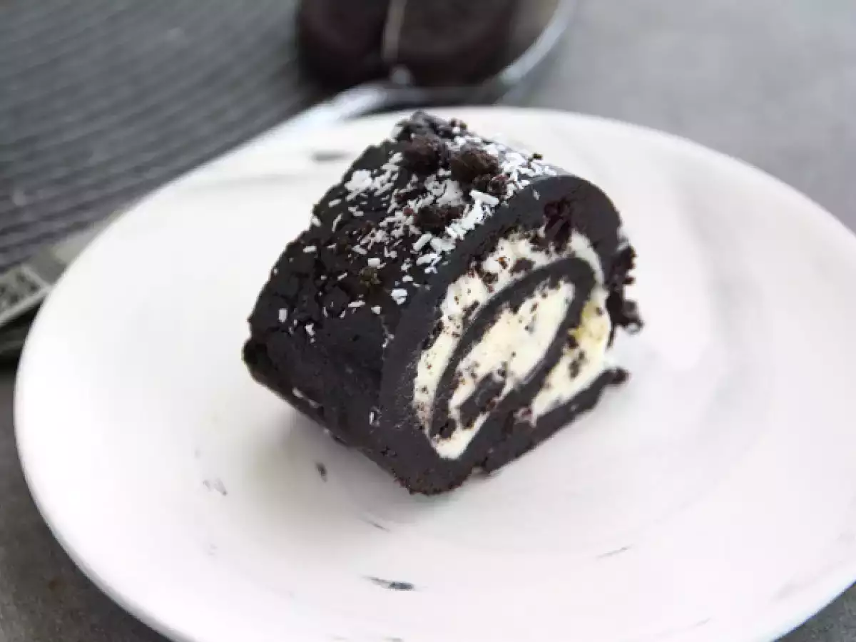 Oreo-Rolle ohne Backen : einfaches Dessert mit Schokolade - foto 3