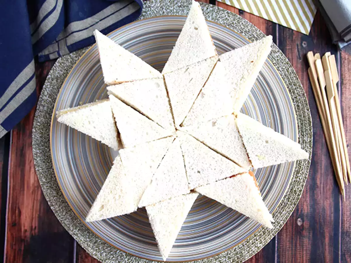 Origami-Stern-Überraschungsbrot - foto 6