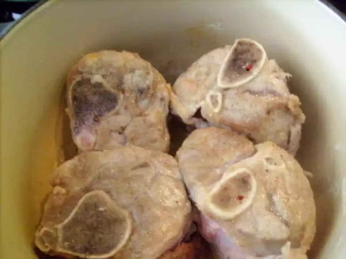 Osso Bucco vom Schweinchen mit Gremolata