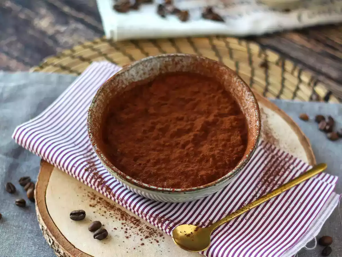 Overnight oats Geschmack Tiramisu, das perfekte Frühstück mit Kaffee und Kakao! - foto 3