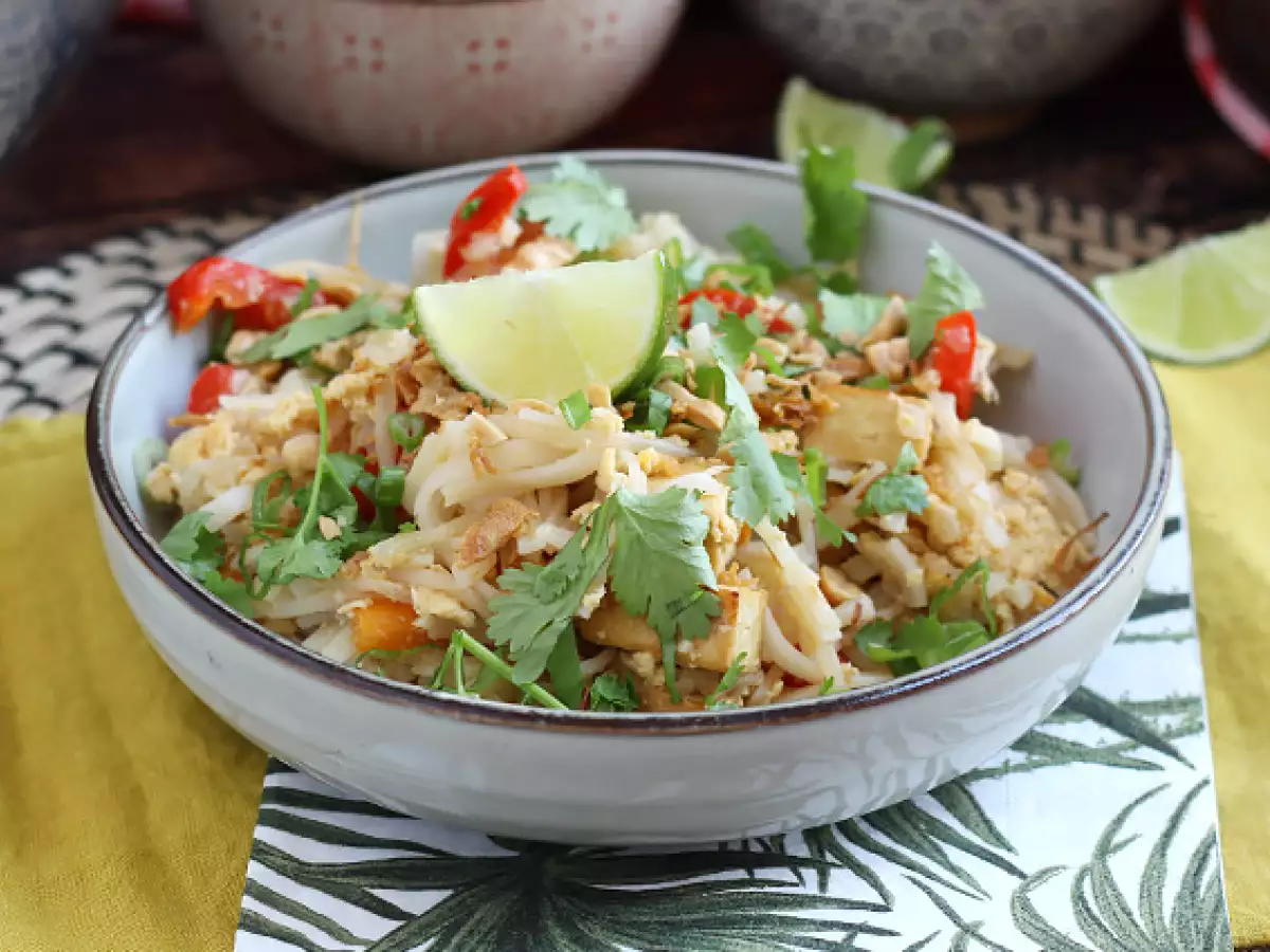Pad Thai mit Tofu - foto 5