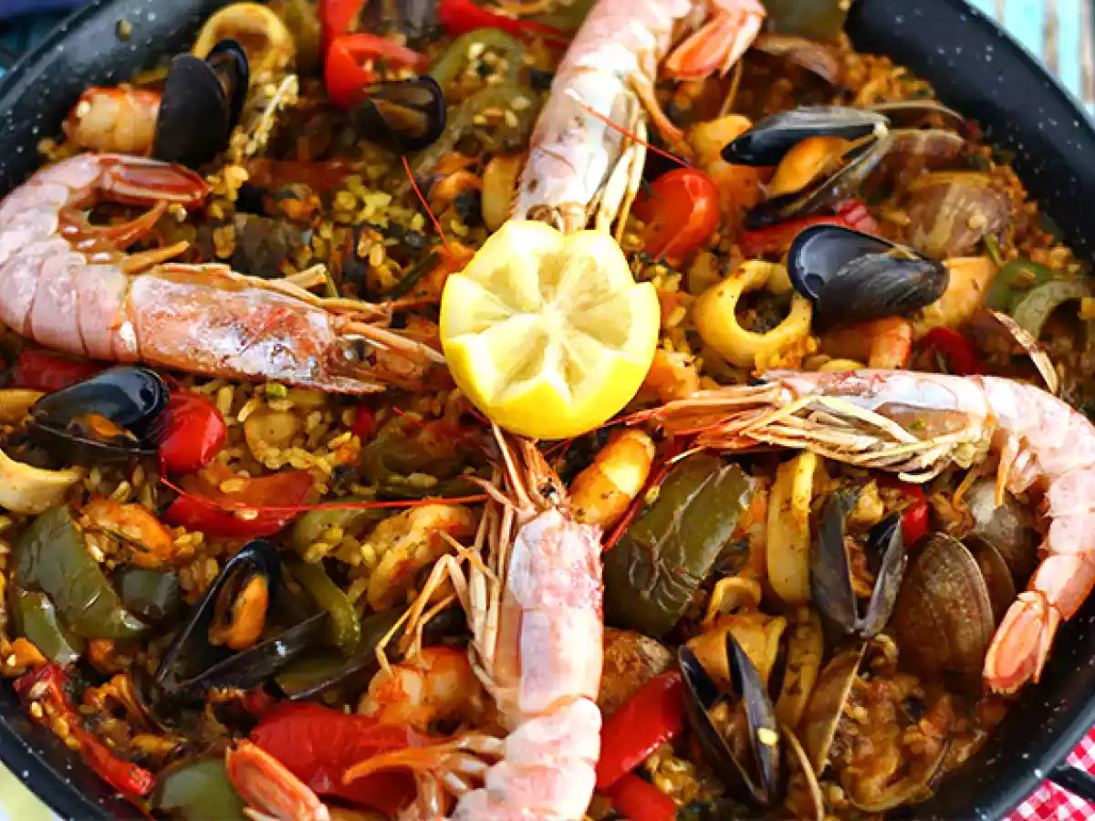 Paella mit Meeresfrüchten - foto 3
