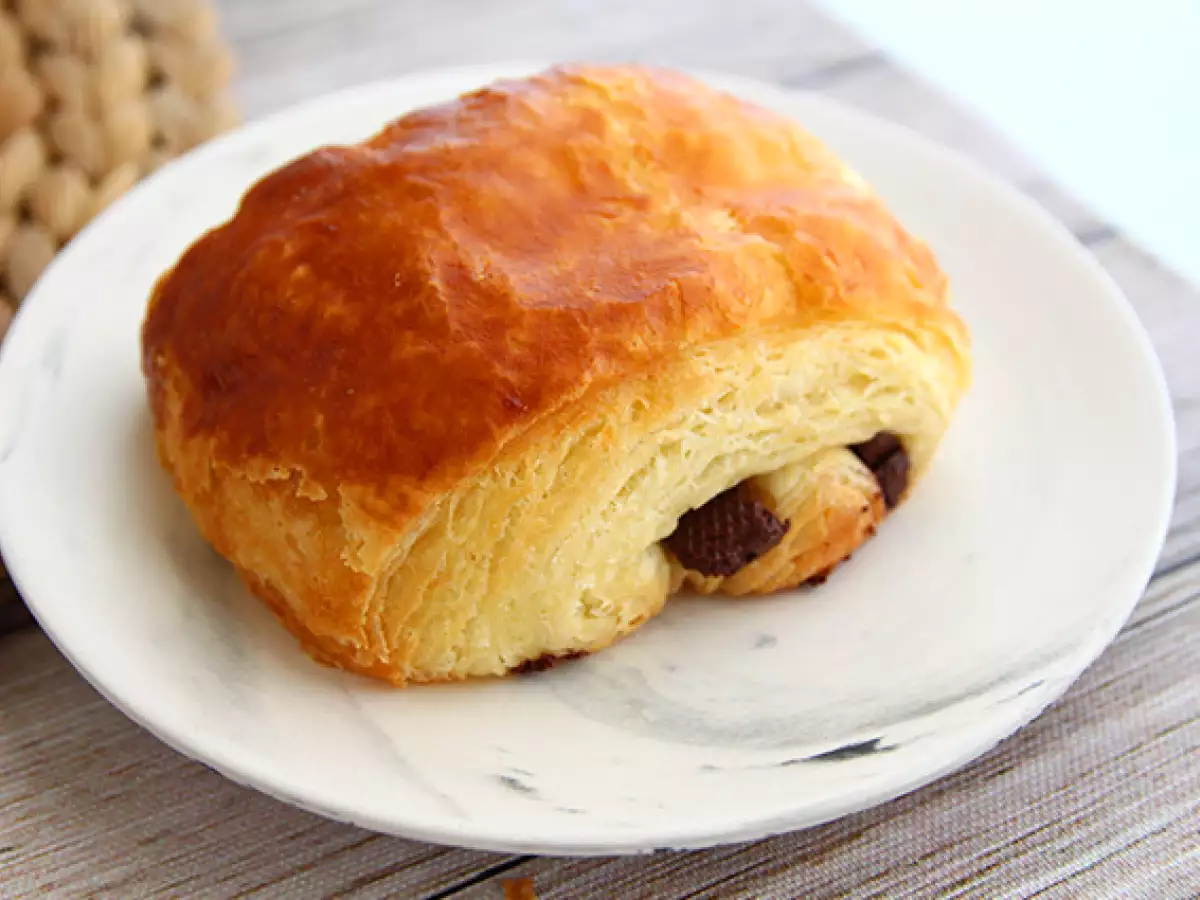 Pain au chocolat (Schokocroissants) oder Chocolatines - foto 2