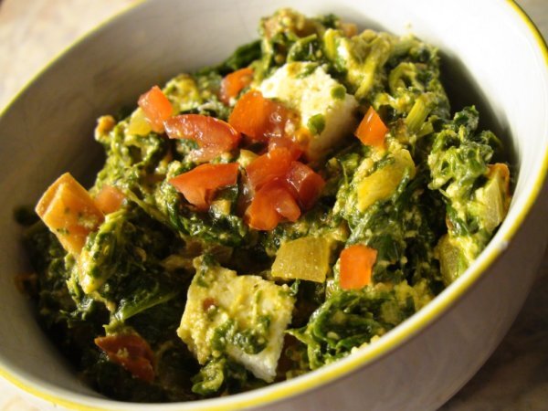 Palak paneer indischer spinat mit frischkäse - Rezept Petitchef