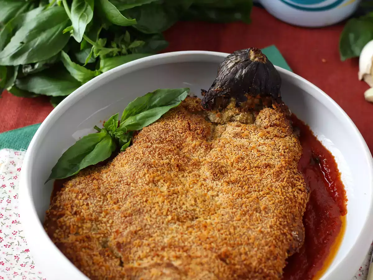 Panierte Aubergine nach Mailänder Art – vegetarisch aus dem Air Fryer - foto 6