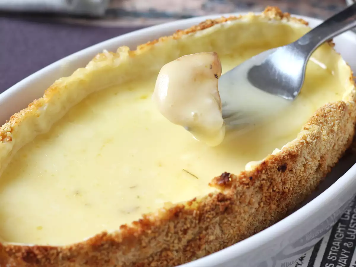 Panierte Götterspeise mit Airfryer-Granulatkartoffeln - foto 2