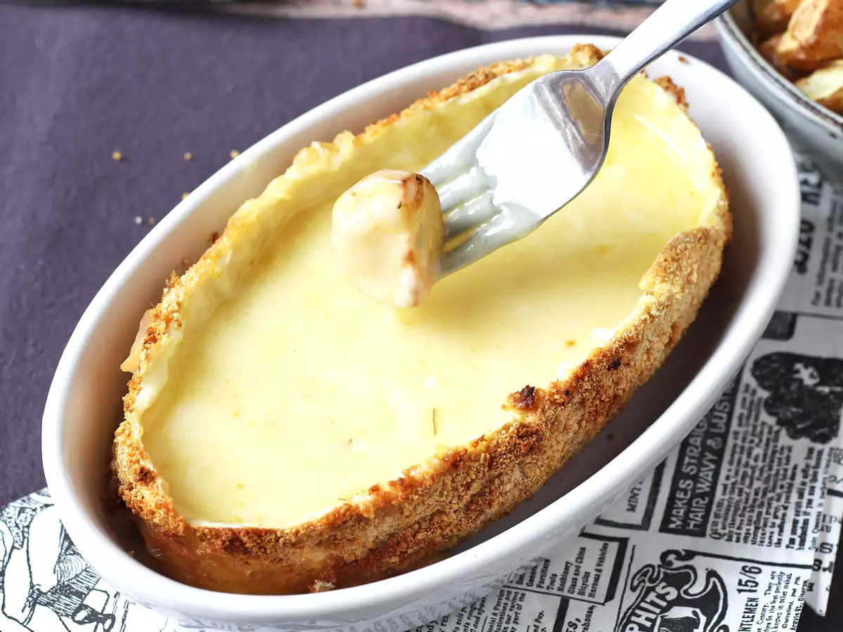 Panierte Götterspeise mit Airfryer-Granulatkartoffeln - foto 4