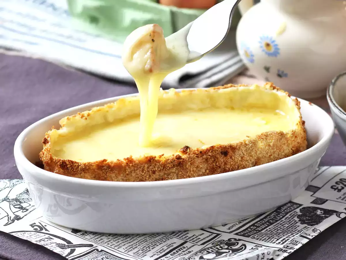 Panierte Götterspeise mit Airfryer-Granulatkartoffeln - foto 5