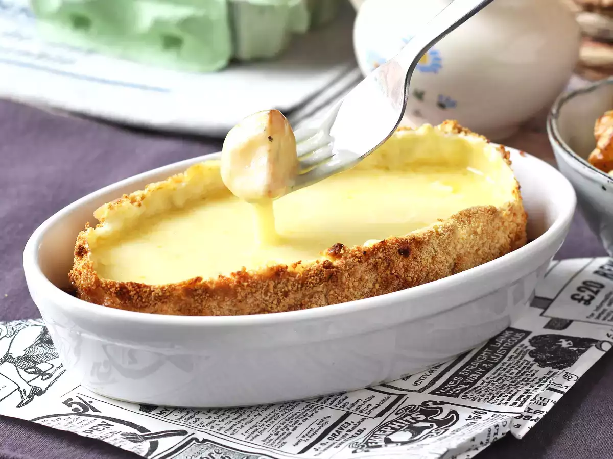 Panierte Götterspeise mit Airfryer-Granulatkartoffeln - foto 6