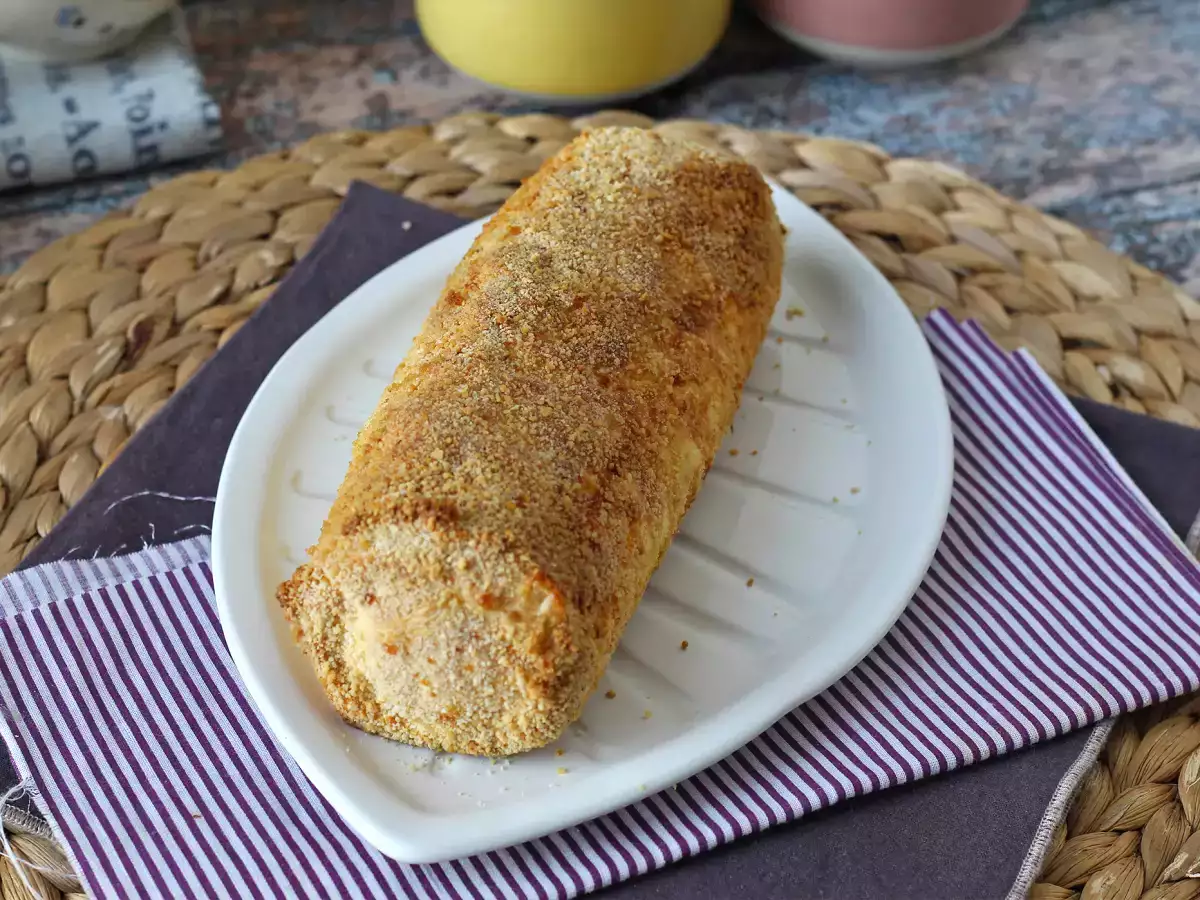 Panierte Ziegenkäserolle aus dem Airfryer: knusprig und zartschmelzend – purer Genuss! - foto 2