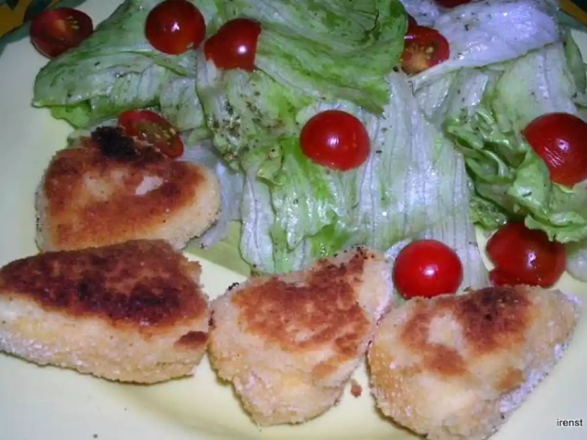 Panierter Vache qui rit Käse