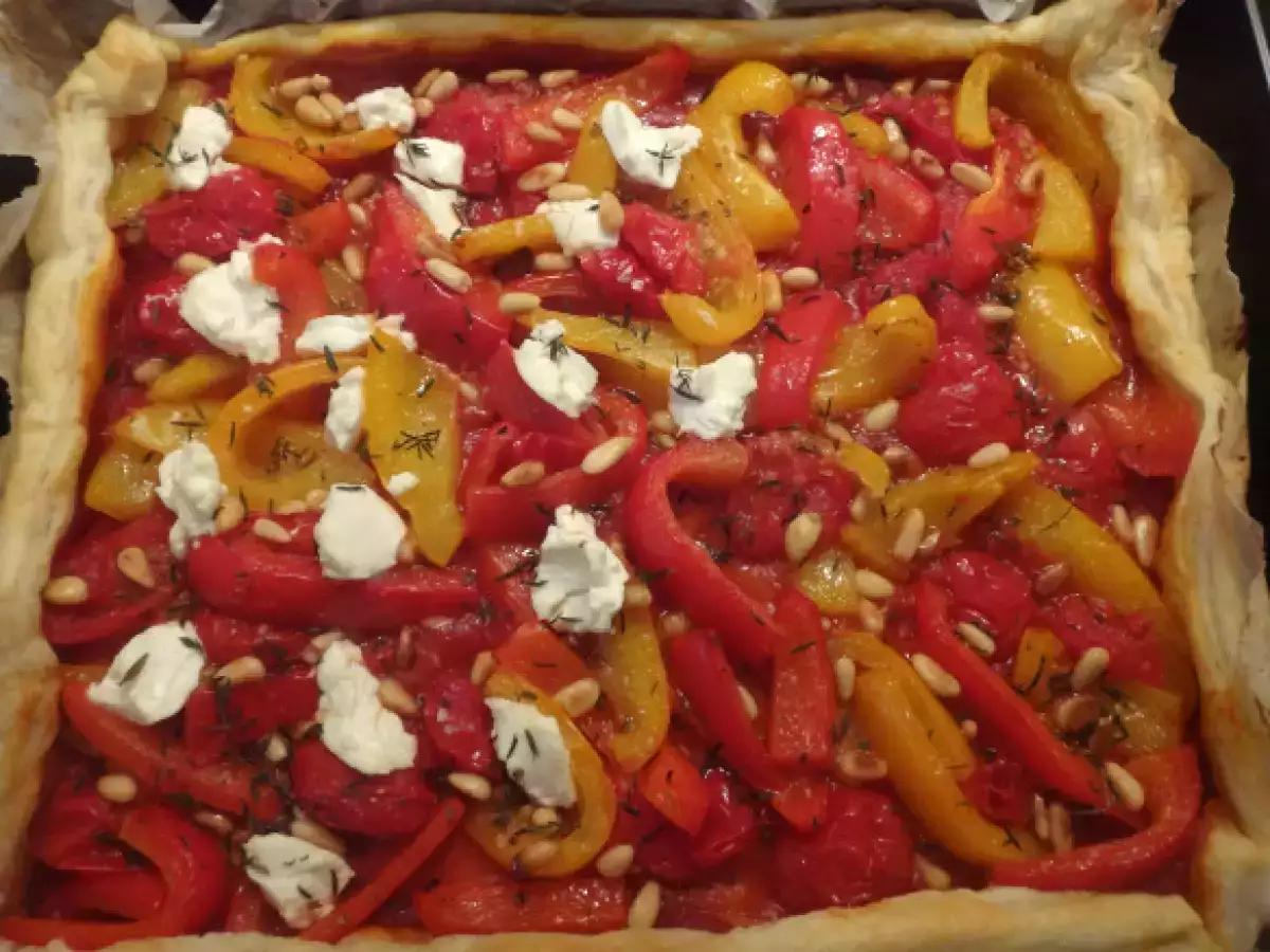 Paprika tomaten tarte
