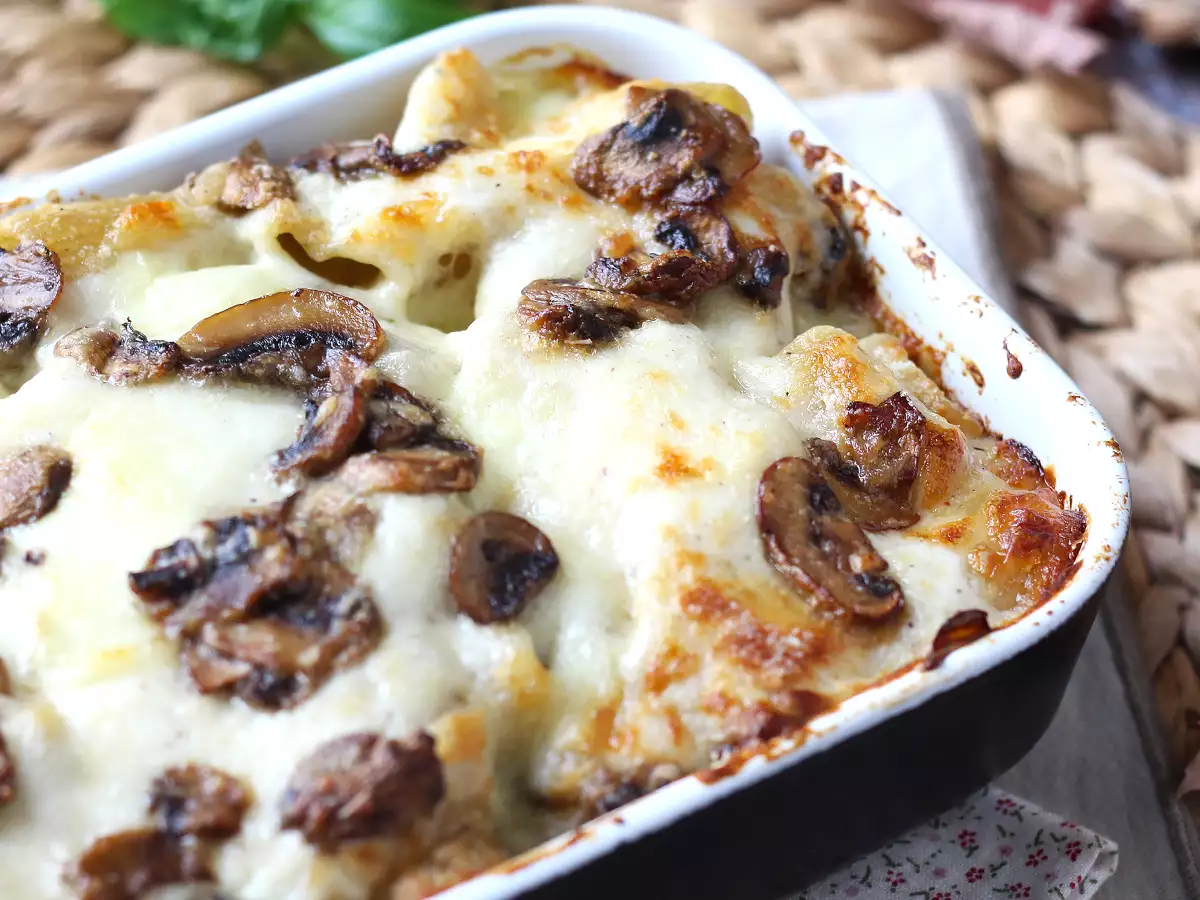Pasta al forno ai funghi: das perfekte cremige und faserige Rezept für den Herbst - foto 2