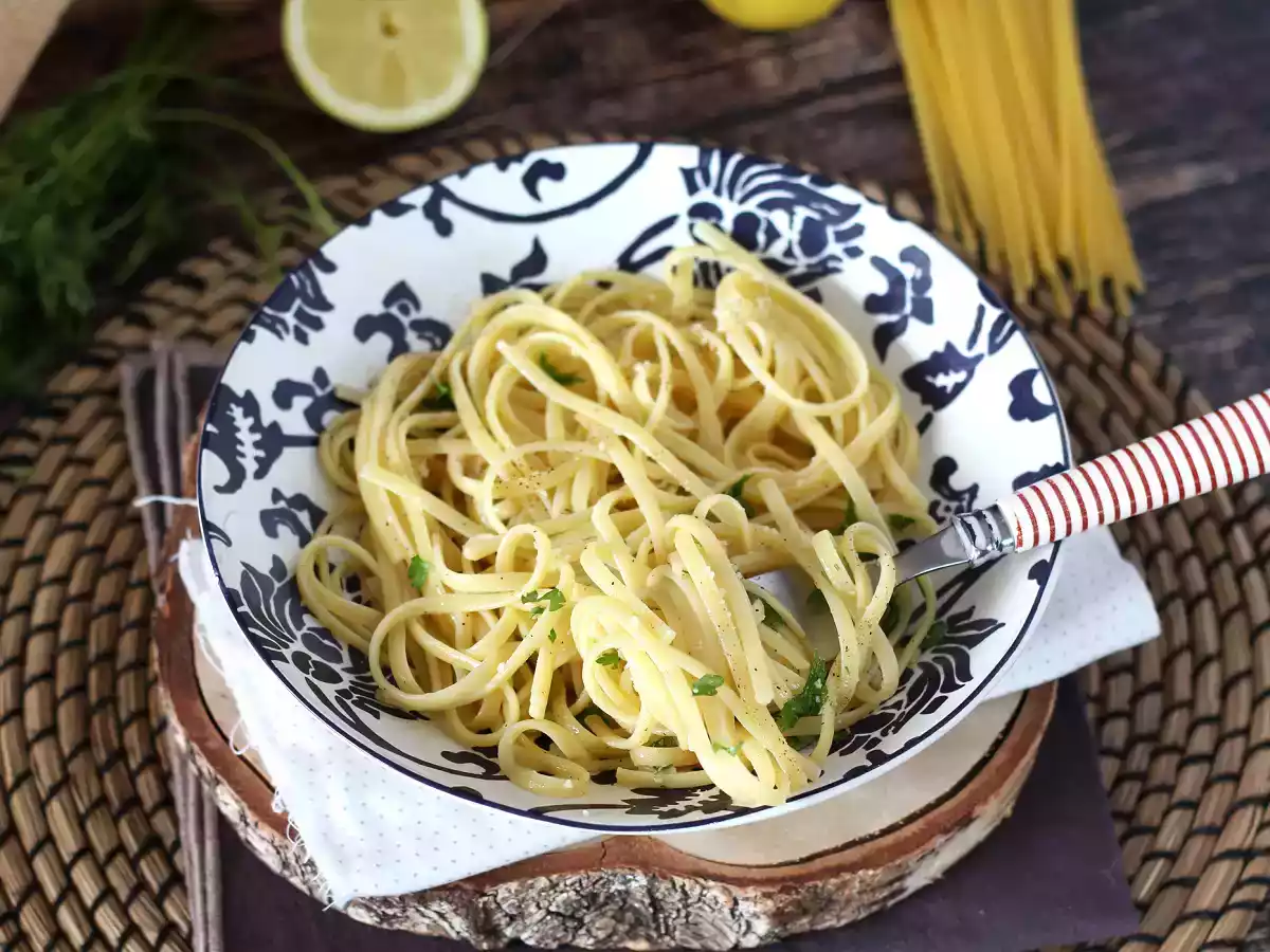 Pasta al limone - Pasta mit Zitrone (Ihr zukünftiges Lieblingsgericht!) - foto 4