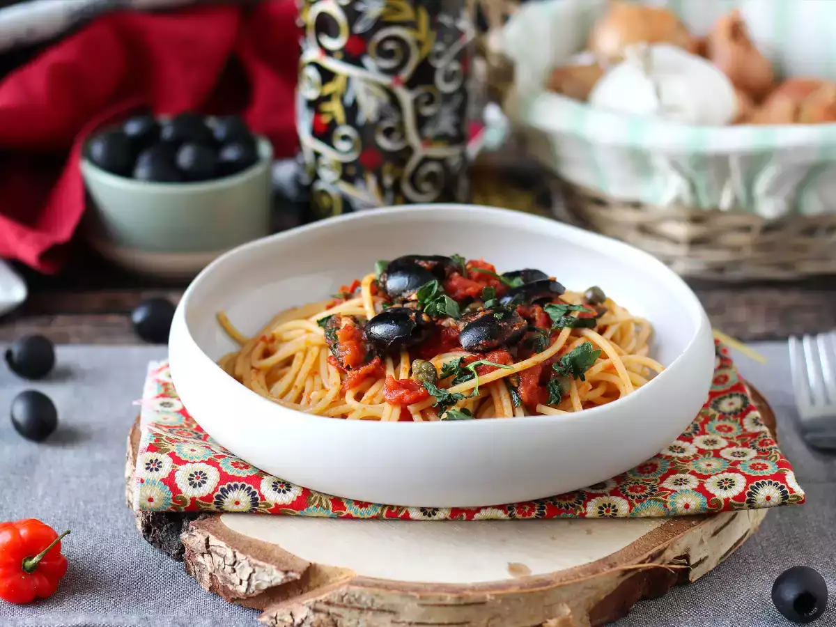 Pasta alla puttanesca – ein blitzschnelles und köstliches Pastagericht