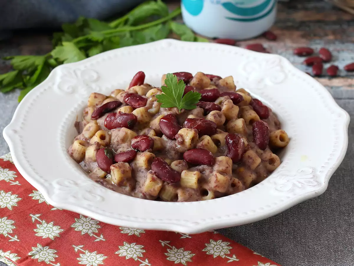 Pasta e fagioli alla veneta: cremiges, herzhaftes Rezept wie von Großmutter