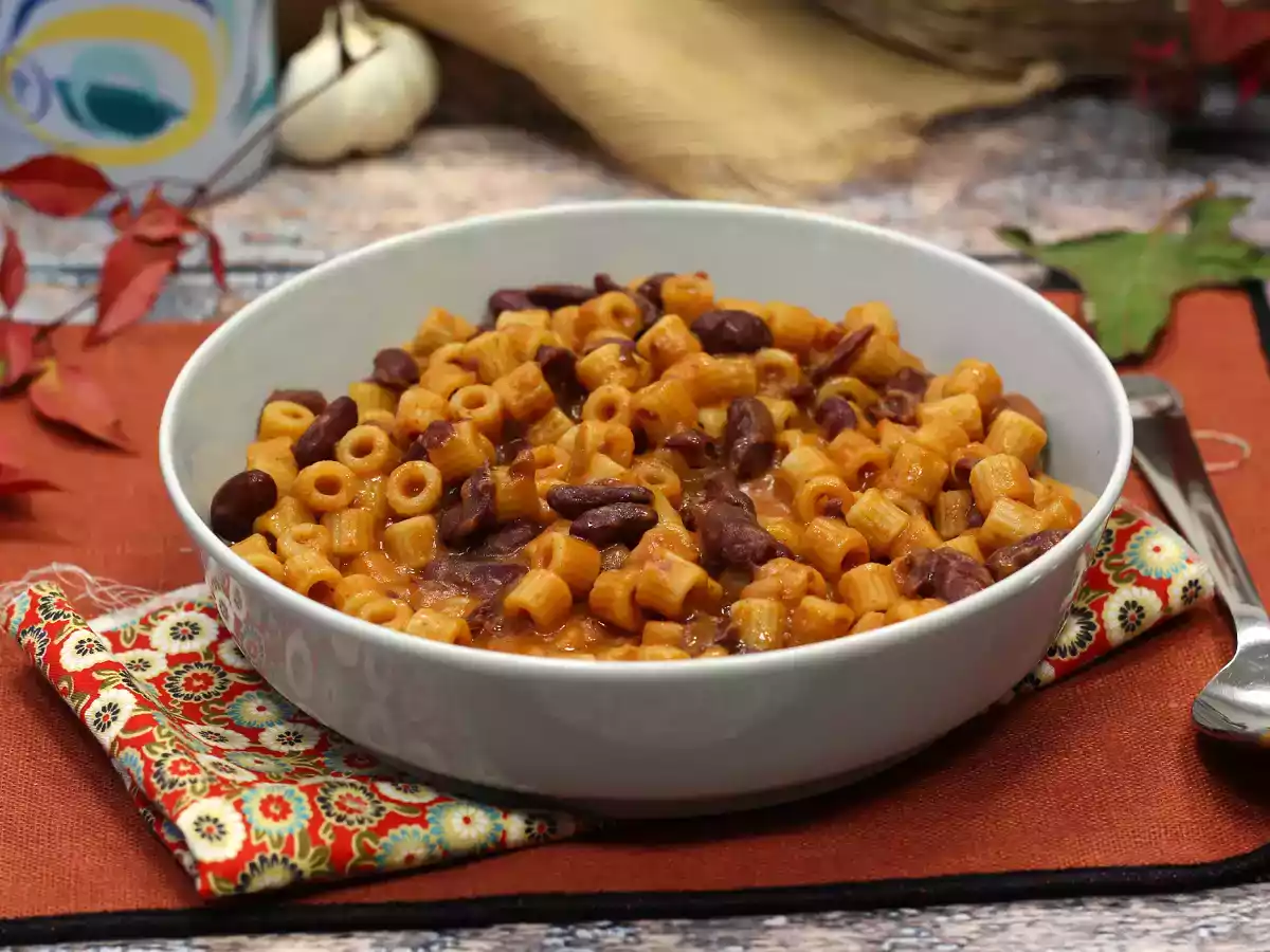 Pasta e fagioli, das schnelle und cremige Rezept - foto 4