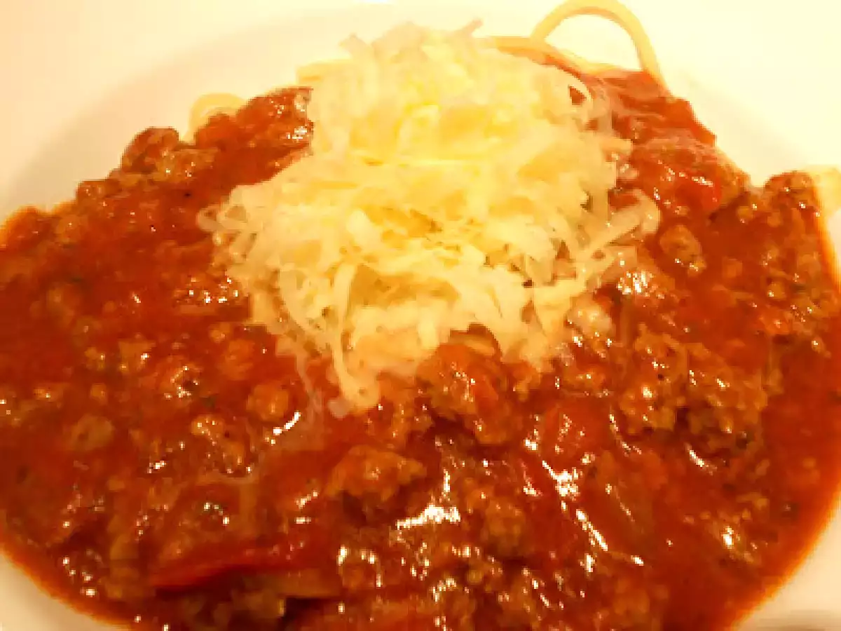 Pasta mit Chili ~ Bolognese