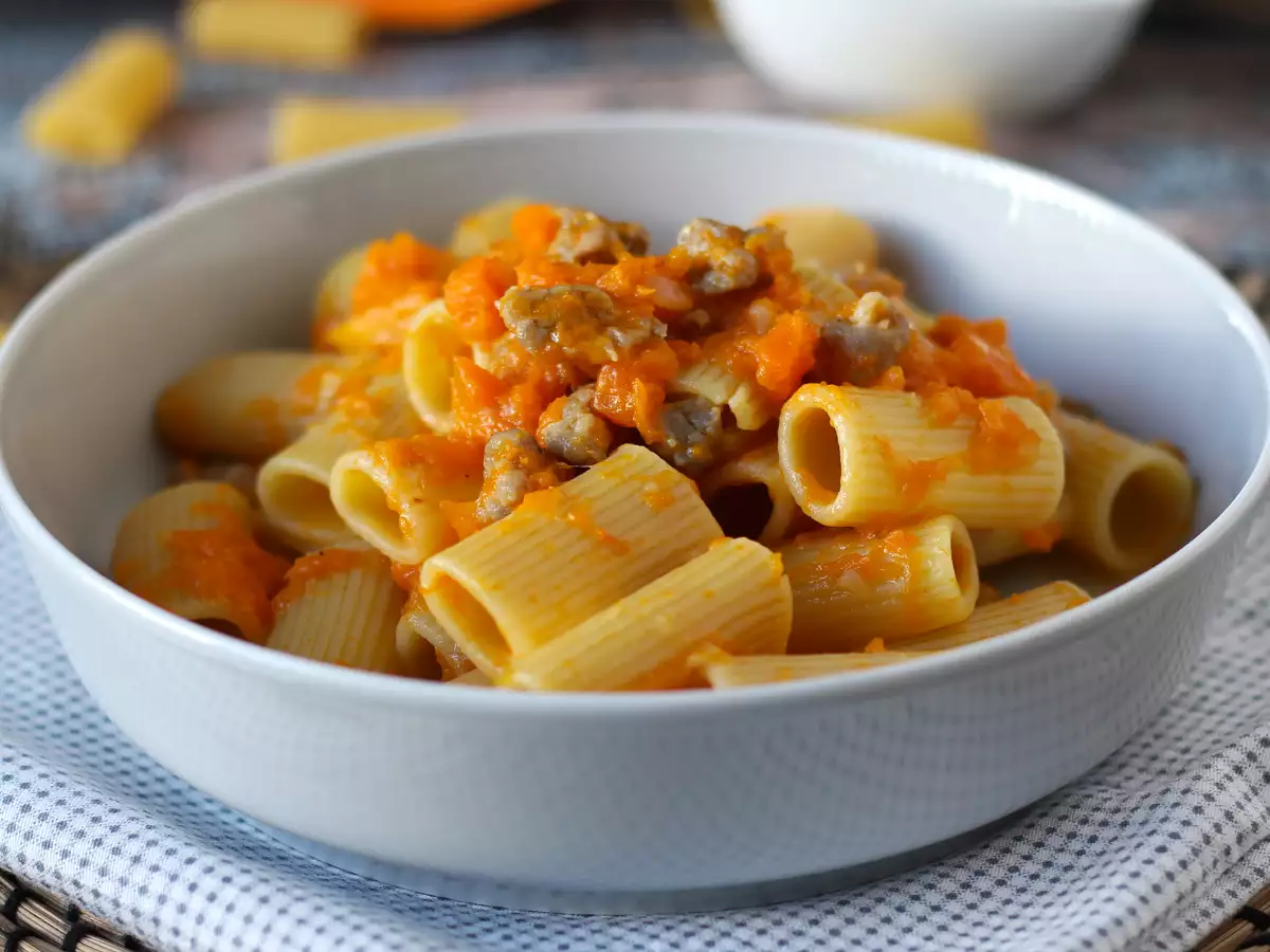 Pasta mit Kürbis und Salsiccia - foto 7