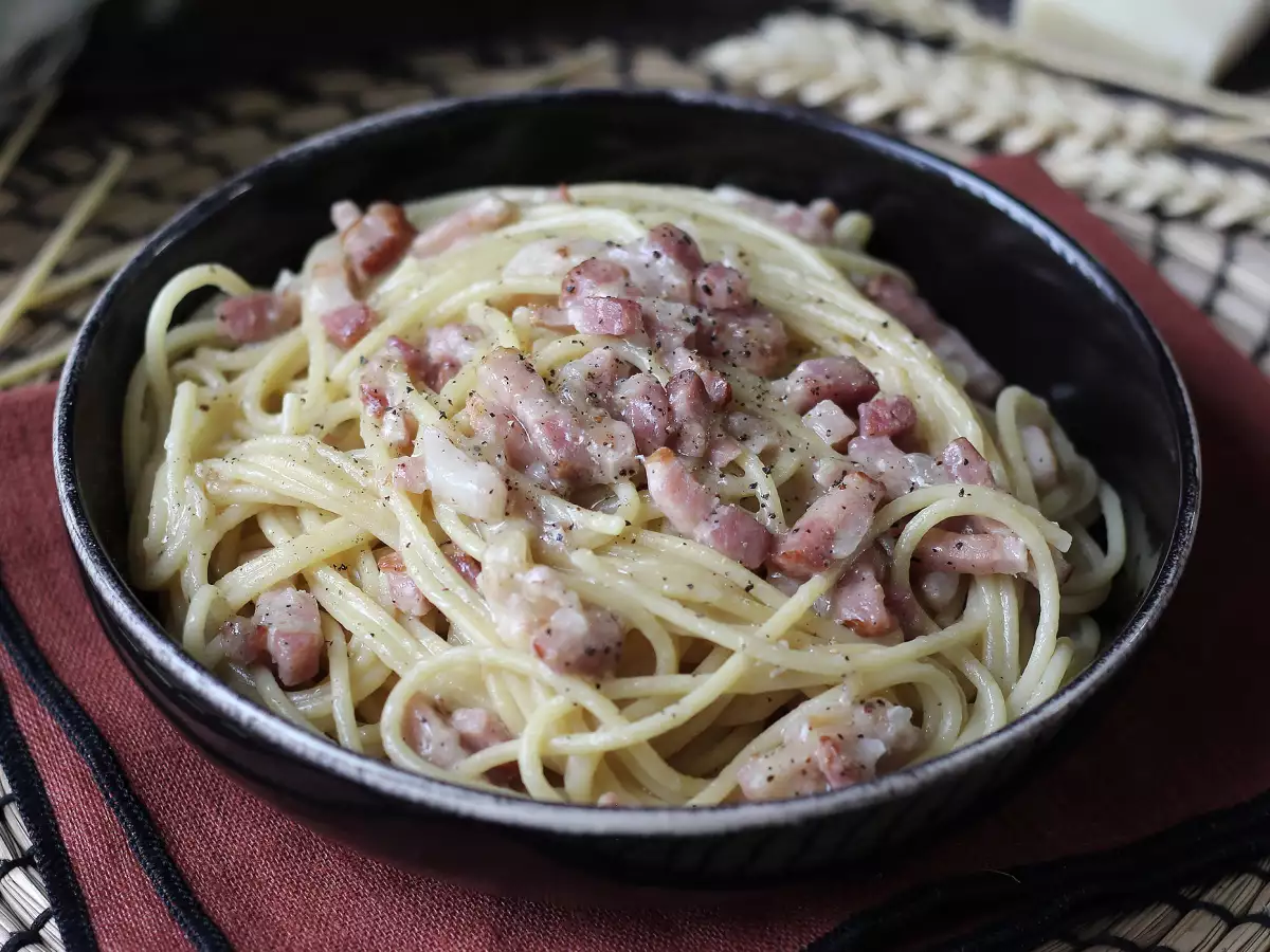 Pasta mit Pancetta: einfach, günstig und cremig - foto 4