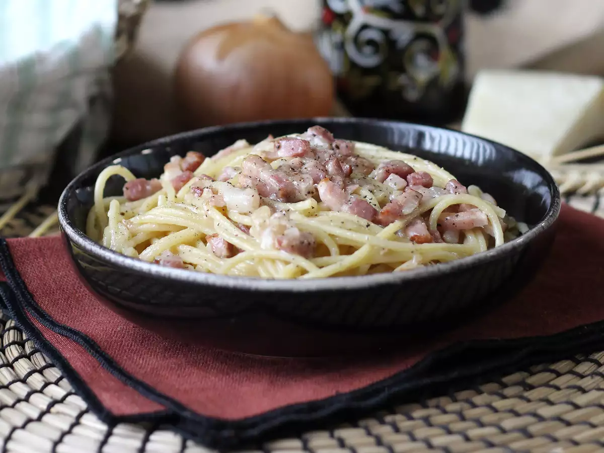 Pasta mit Pancetta: einfach, günstig und cremig - foto 5