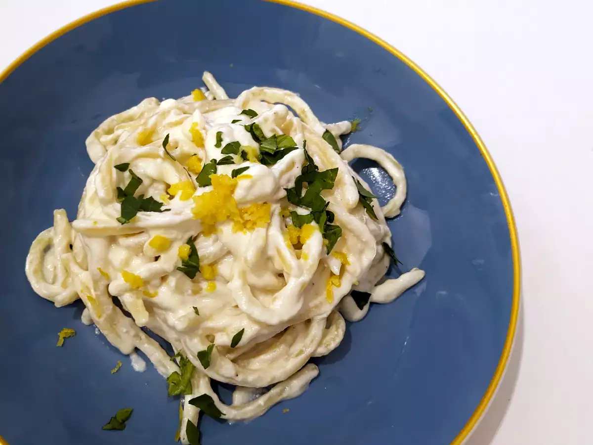Pasta mit Ricotta und Zitrone: ein feines, besonders einfaches Nudelgericht! - foto 5