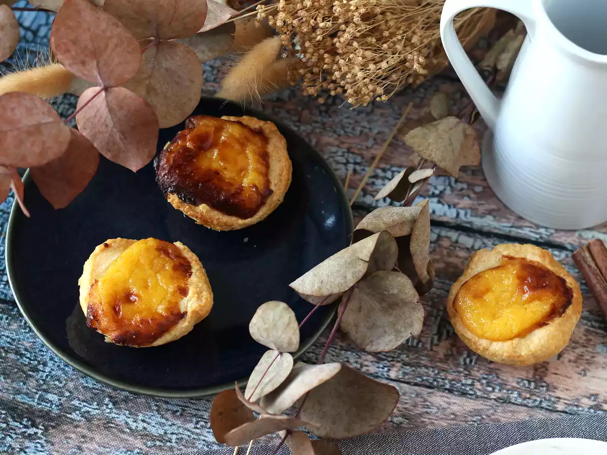 Pastéis de nata in der Heißluftfritteuse. Das schnelle und einfache Rezept für die traditionelle portugiesische Süßspeise. - foto 6