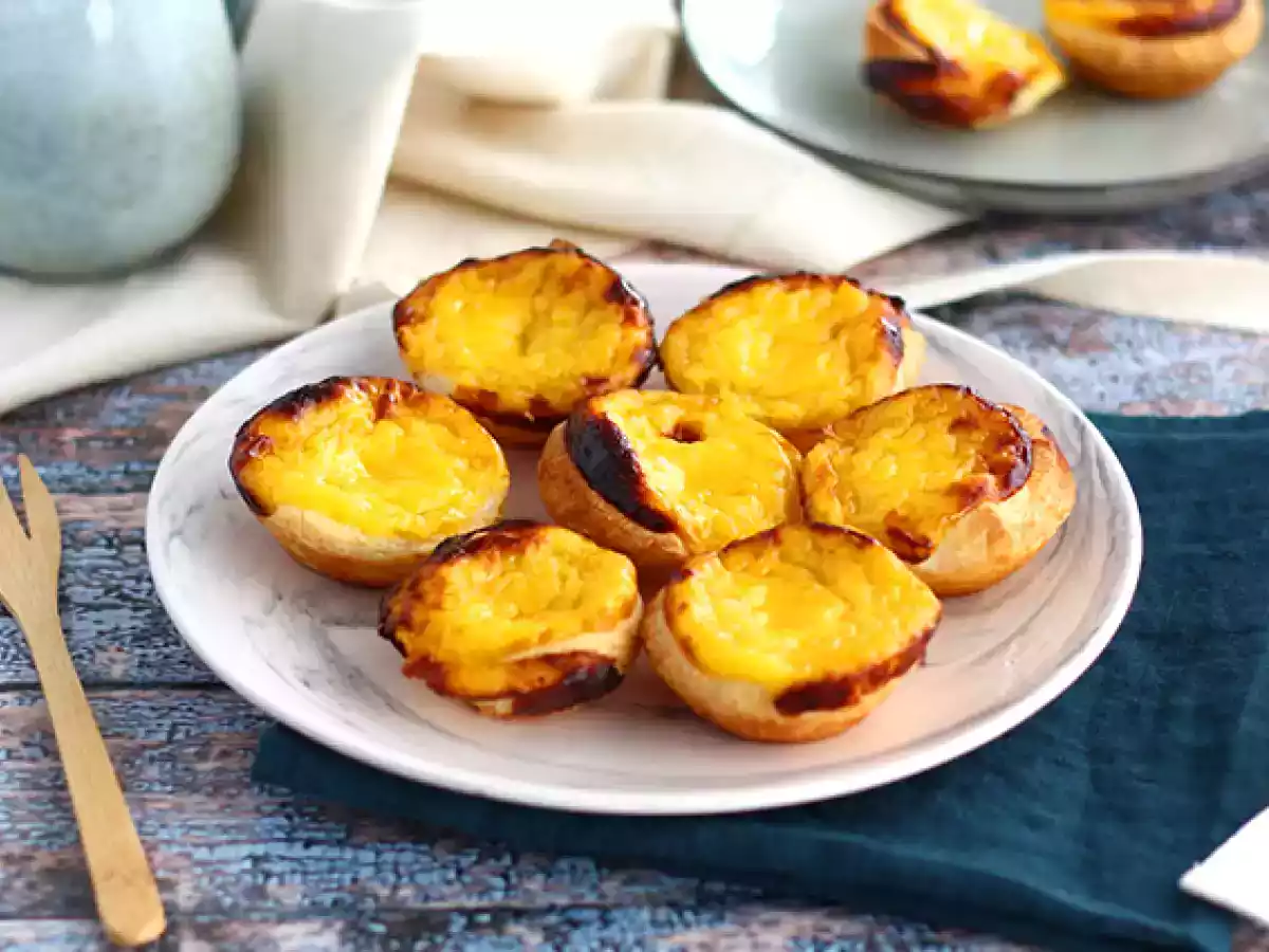 Pasteis de Nata (kleine portugiesische Puddings)