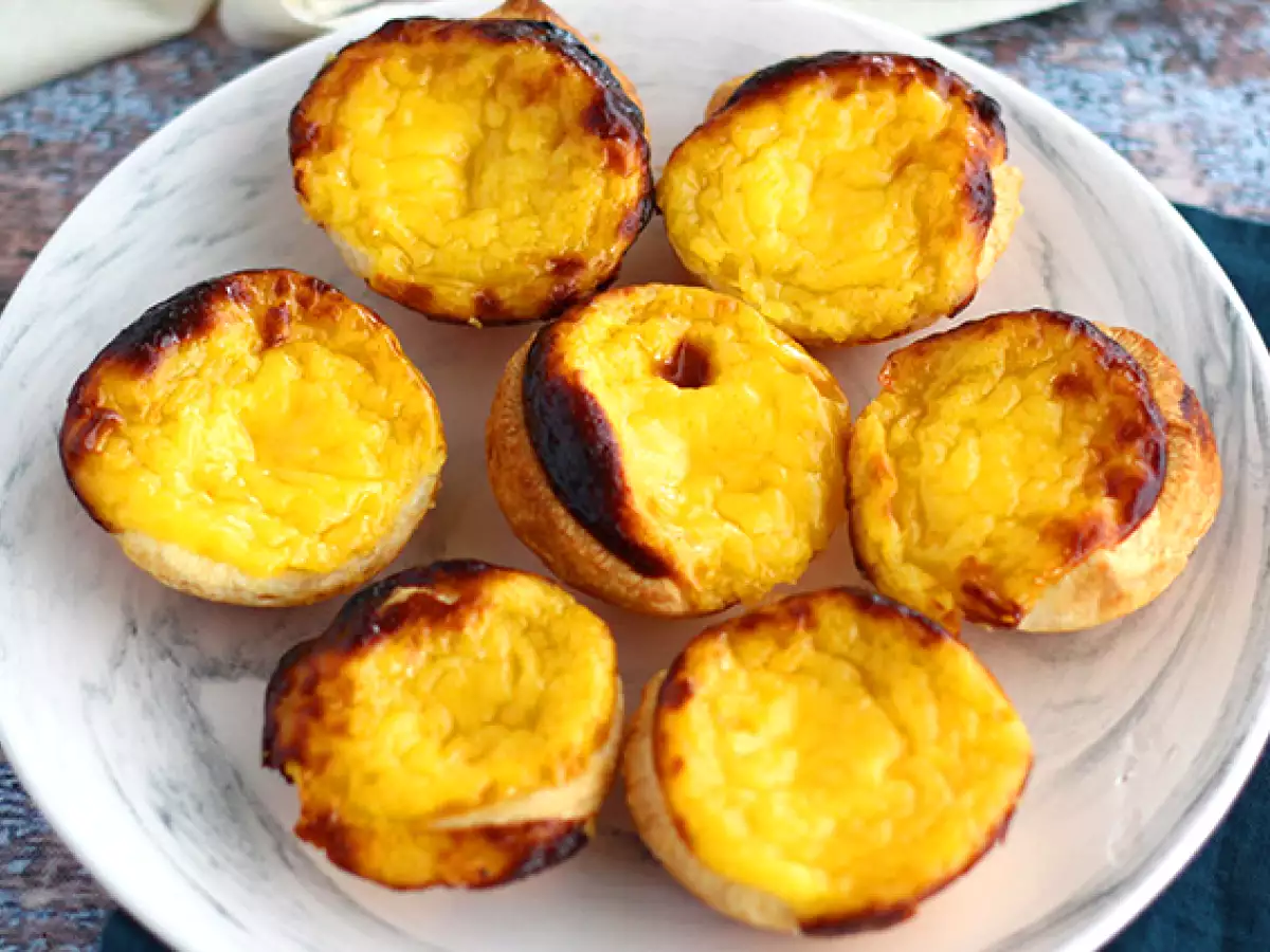 Pasteis de Nata (kleine portugiesische Puddings) - foto 3