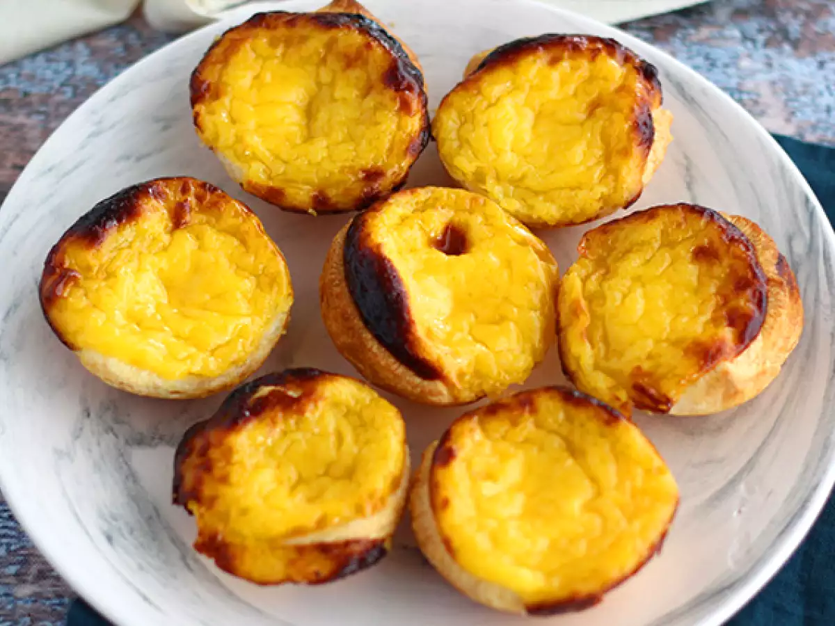 Pastéis de Nata (portugiesische Puddingtörtchen) - foto 3