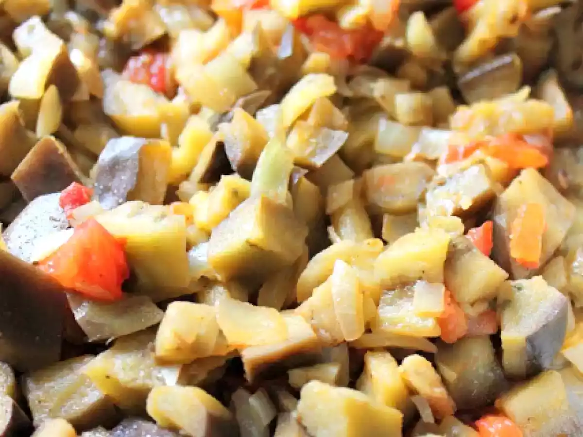 Patlıcanlı Poğaça / Auberginen Teigtaschen