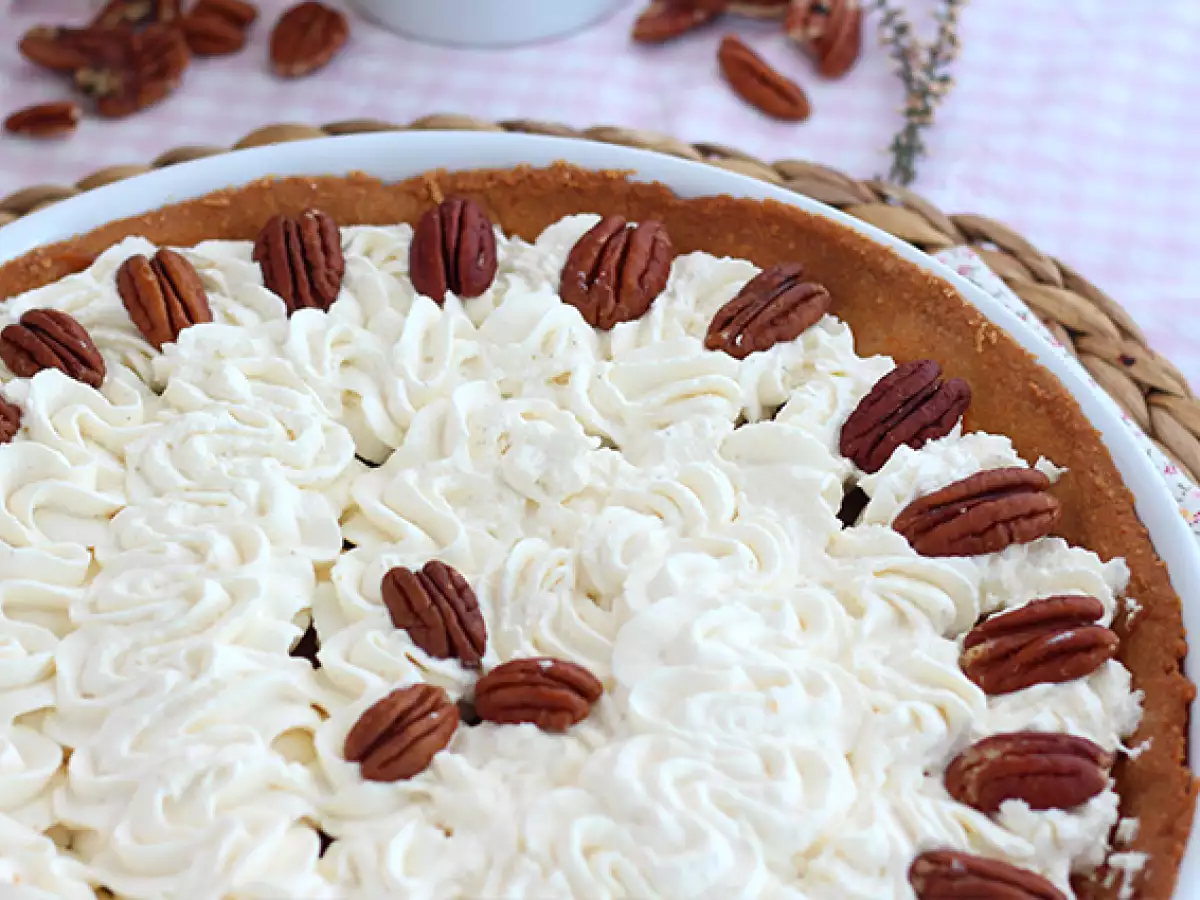 Pekannuss-Tarte mit Vanille und Salzkaramell - foto 4