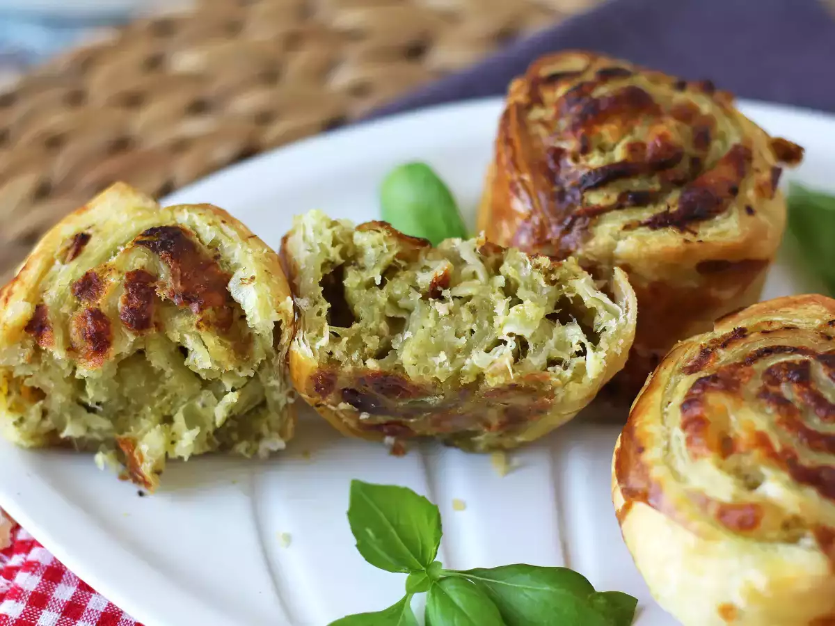 Pesto-Mozzarella-Blätterteig aus dem Airfryer – in 15 Minuten fertig! - foto 3