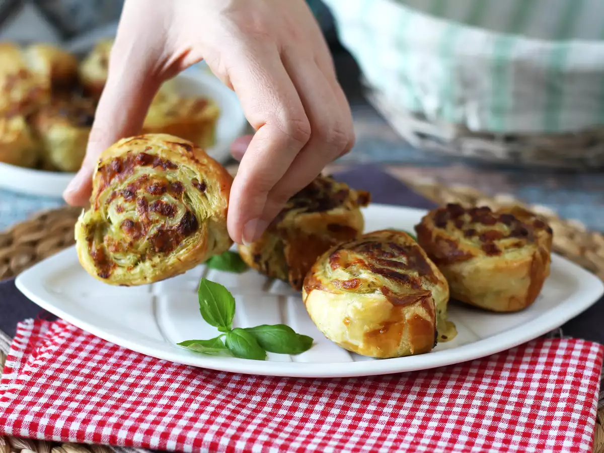 Pesto-Mozzarella-Blätterteig aus dem Airfryer – in 15 Minuten fertig! - foto 4