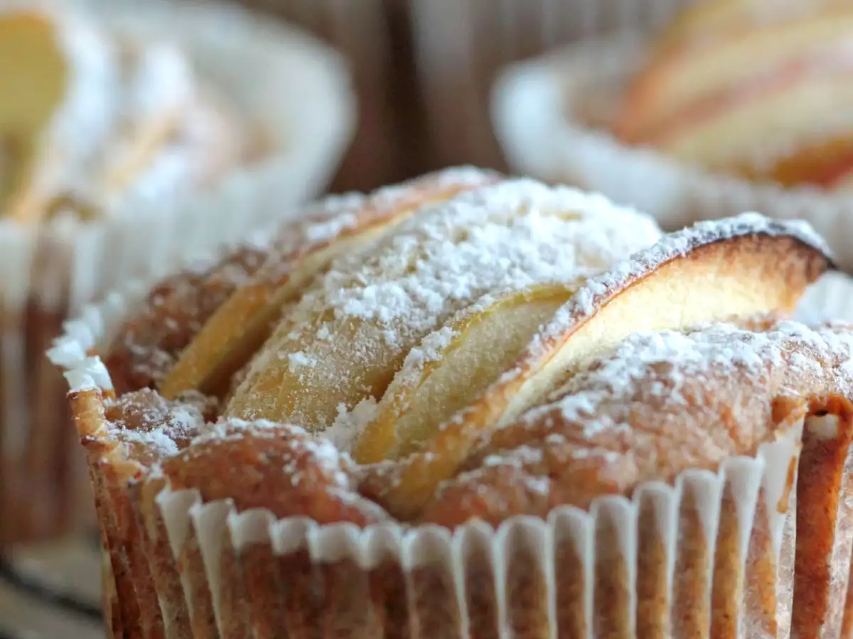 Petits gâteaux aux pommes sans oeuf
