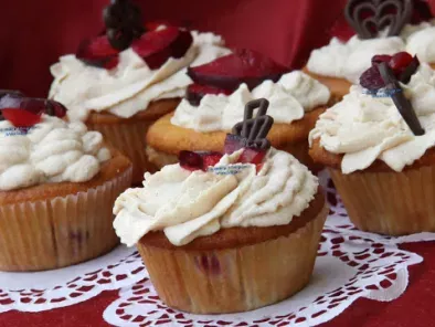 Pflaumen-Mandel-Muffins Cupcakes