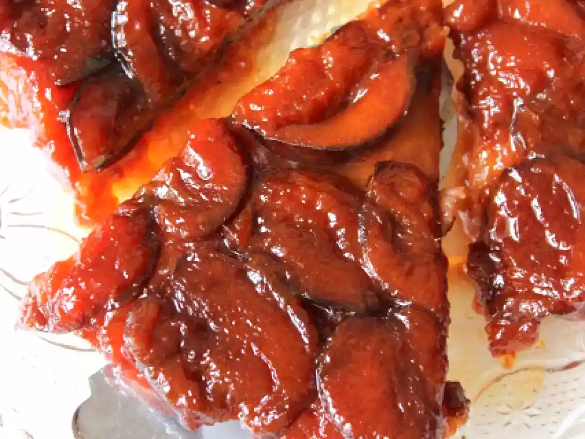 Pflaumen Tarte Tatin