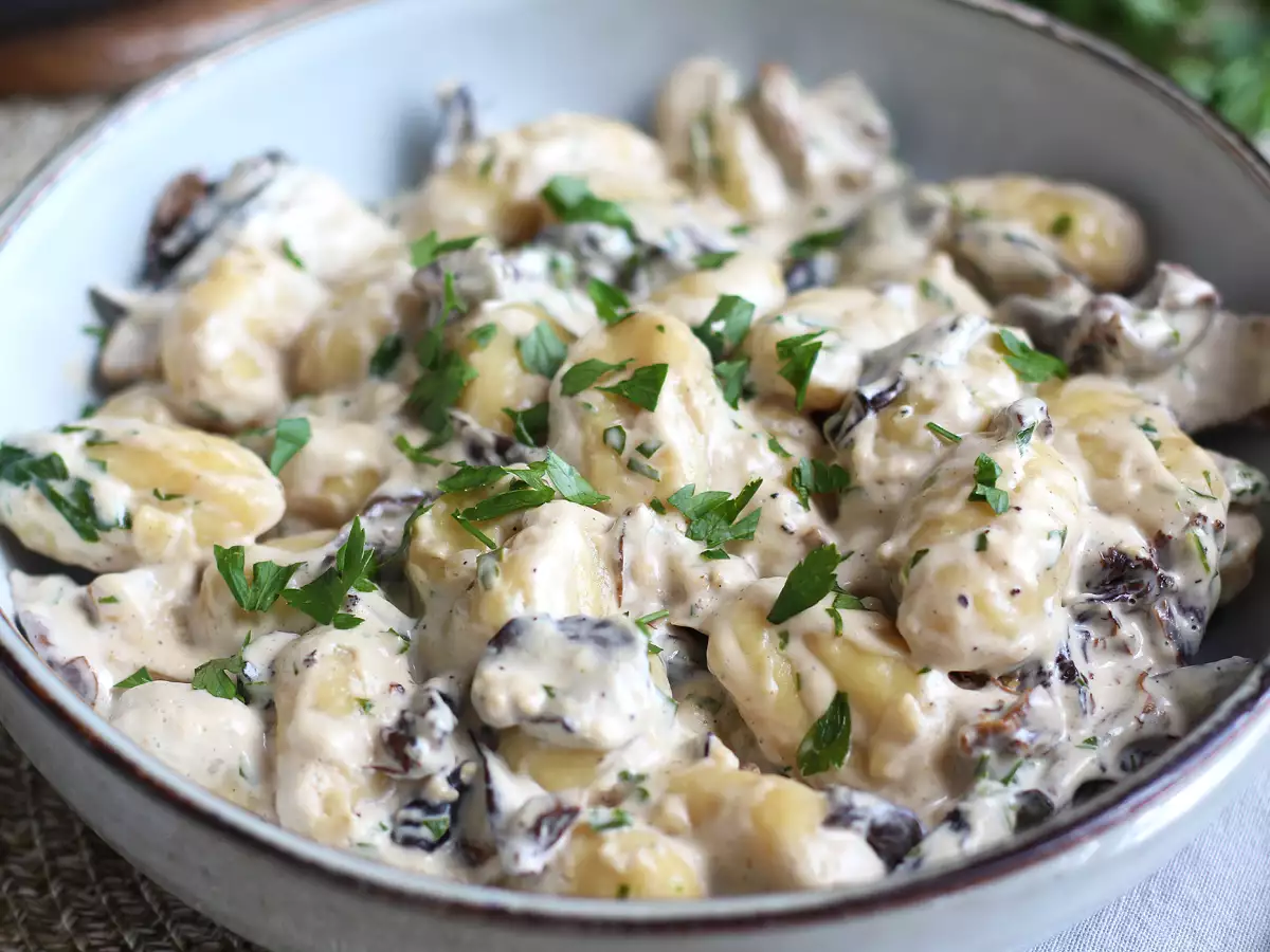Pilz-Gnocchi: einfaches und leckeres Rezept mit Sahne - foto 2