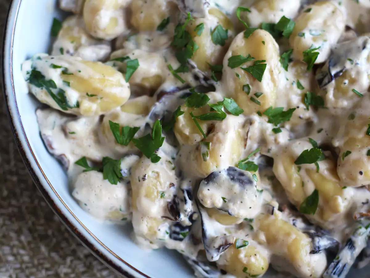 Pilz-Gnocchi: einfaches und leckeres Rezept mit Sahne - foto 3