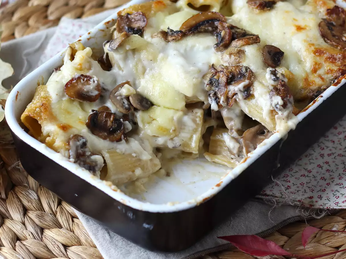 Pilz-Nudelauflauf: das cremige, wunderbar käsige Rezept für den Herbst - foto 3
