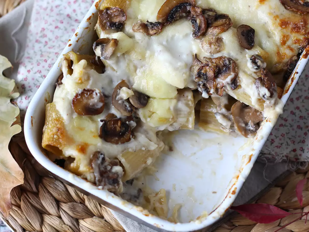 Pilz-Nudelauflauf: das cremige, wunderbar käsige Rezept für den Herbst - foto 5