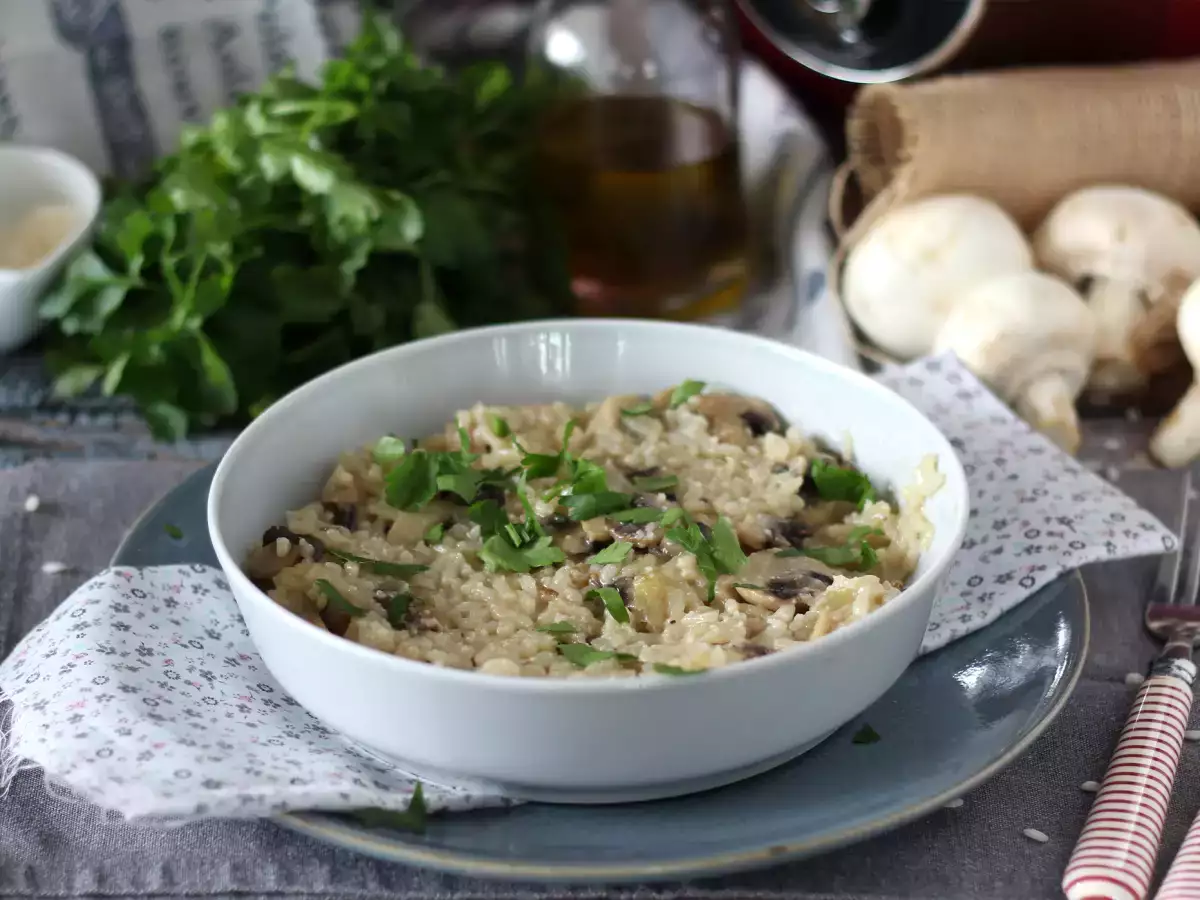 Pilzrisotto im Cookeo