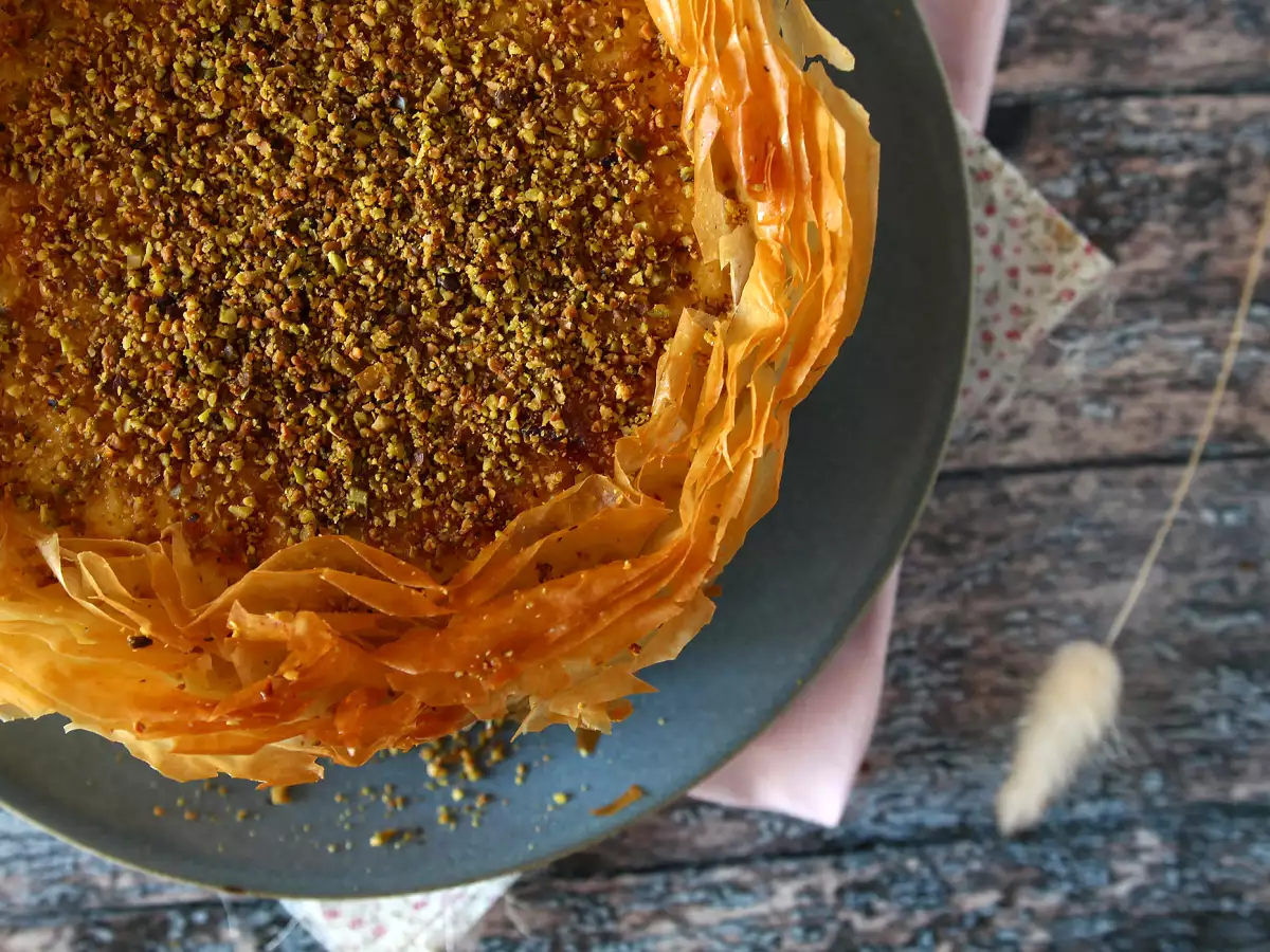 Pistazien-Baklava-Cheesecake – knusprig und cremig - foto 7