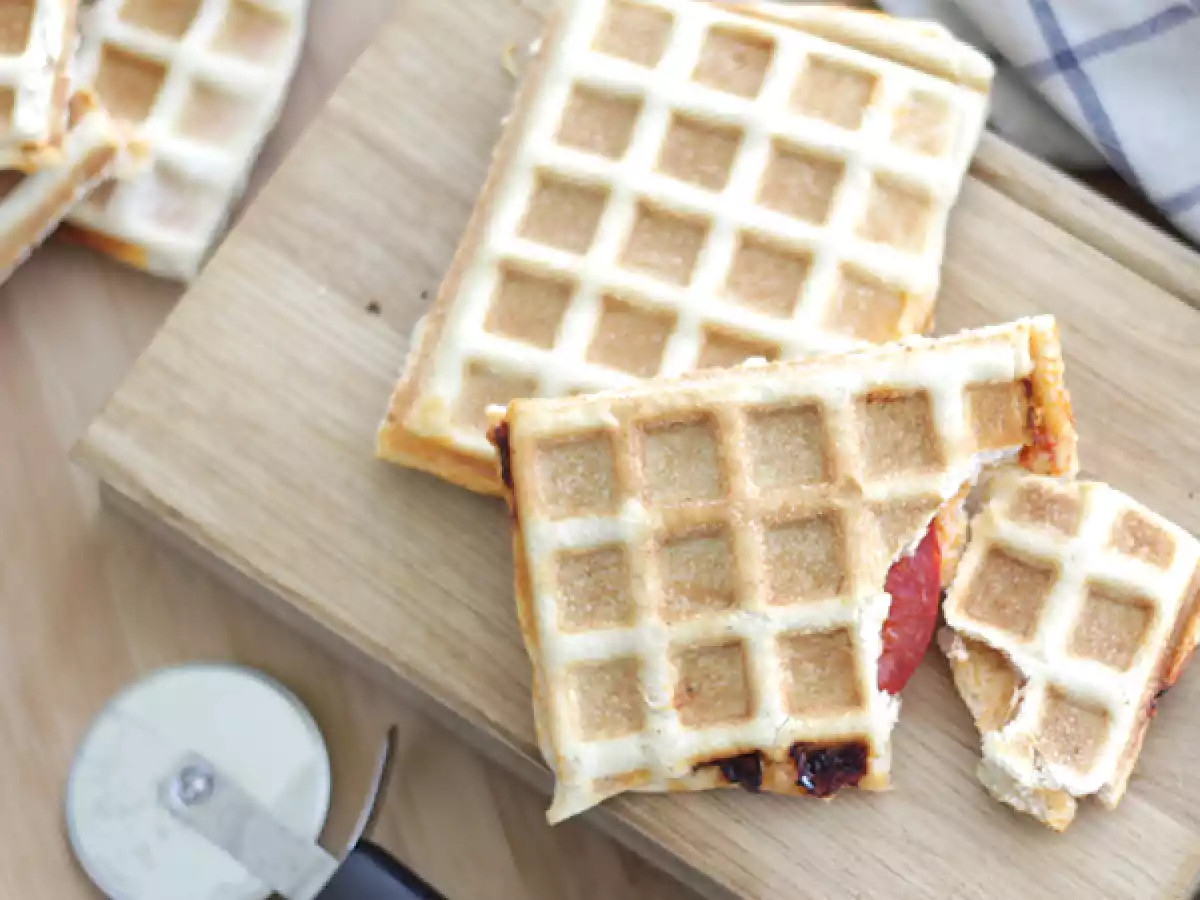 Pizza-Waffeln