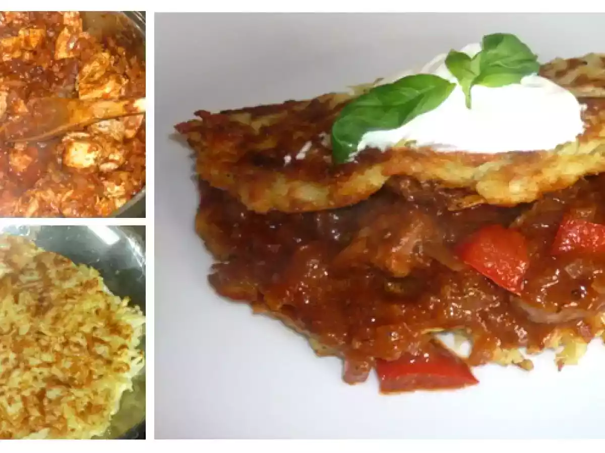 “Placek po wegiersku” sprich Reibekuchen ungarisch